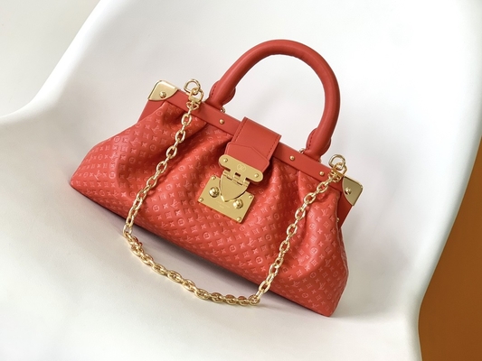 Kişiye Özel Dana Derisi Monogram Clutch Çanta Louis Vuitton M45571