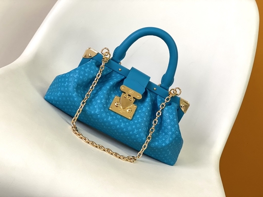 Kişiye Özel Dana Derisi Monogram Clutch Çanta Louis Vuitton M45571