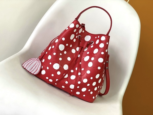 Bayan Beyaz Siyah NéOnoé MM Louis Vuitton Yayoi Kusama El Çantası