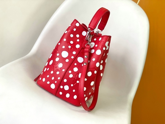 Bayan Beyaz Siyah NéOnoé MM Louis Vuitton Yayoi Kusama El Çantası