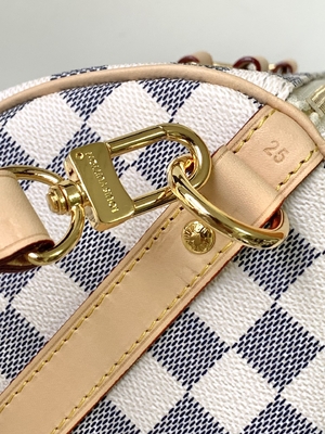 Kuşe Kanvas Speedy Louis Vuitton Damier Azur 25 M46390