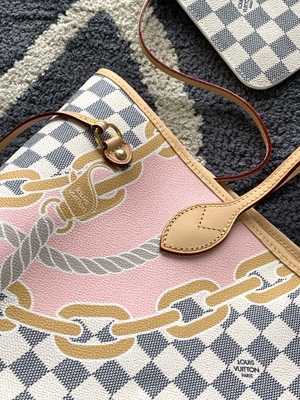 Tahiti Limited Özel Markalı Çantalar Kareli Louis Vuitton Neverfull MM