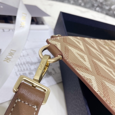 ODM Christian Dior Mini Tasarımcı Cüzdanlar A5 CD Kılıfı Çanta Elmas Hakiki Deri