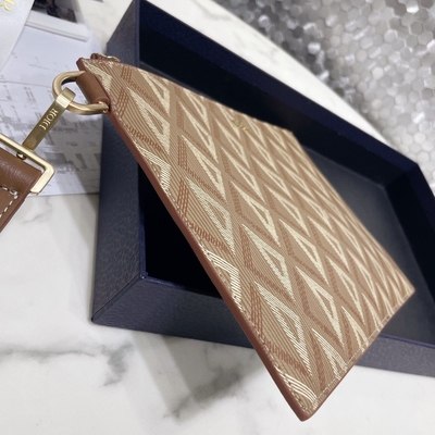 ODM Christian Dior Mini Tasarımcı Cüzdanlar A5 CD Kılıfı Çanta Elmas Hakiki Deri