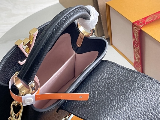 Keçi Derisi Astarlı Preloved Markalı Çanta Louis Vuitton Capucines Mini