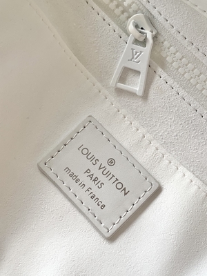 Beyaz Monogram Preloved Markalı Çanta Louis Vuitton Sac Plat Tote