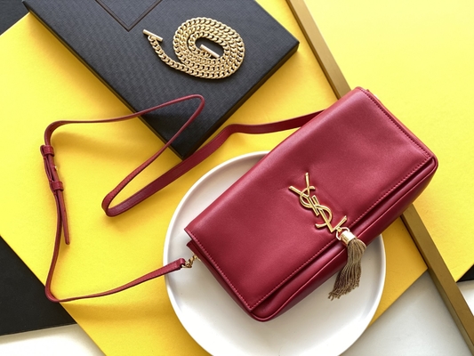 Ayarlanabilir Kayış YSL Crossbody Çanta Zarf Debriyajı OEM