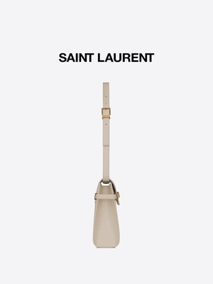 ODM Mini Tek Omuz Çantası Markalı Saint Laurent Çanta Bej