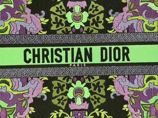 Büyük Beden Nakışlı Dior Maria Grazia Chiuri Çanta Kitap Çantası