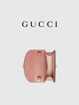 Gucci Pembe Kanvas Markalı Messenger Çanta Ophidia GG Mini Omuz Çantası