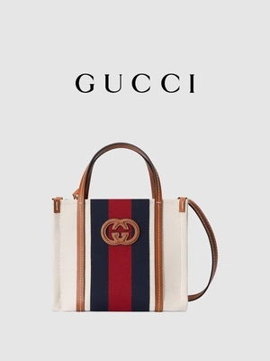 Keten Birbirine Geçmeli G Marka Messenger Çanta Gucci Mavi Ve Kırmızı Çizgili Çanta