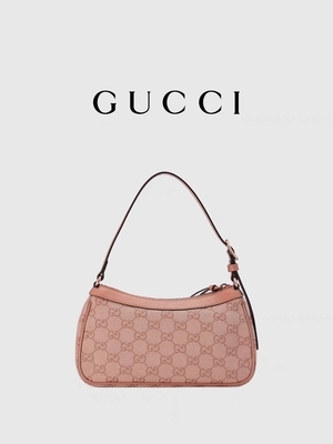 Unisex Küçük Pembe Ophidia GG Küçük Omuz Çantası Özel