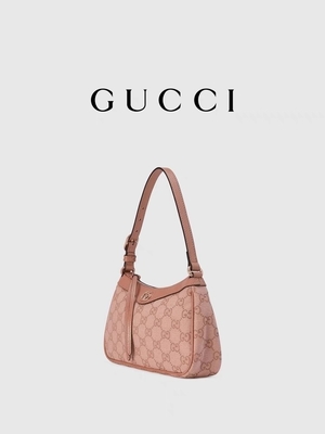 Unisex Küçük Pembe Ophidia GG Küçük Omuz Çantası Özel