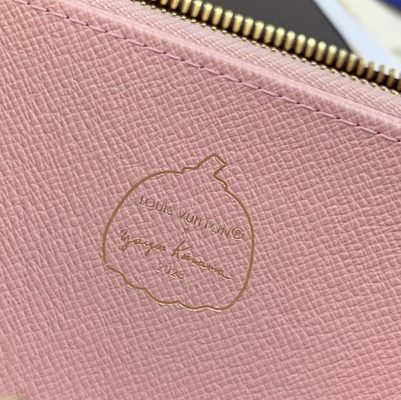 Unisex Kanvas LV Sarah Monogram Cüzdan Damier İşbirliği Deri