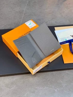 Louis Vuitton LV X YK Mini Tasarımcı Cüzdanlar Cep Düzenleyici Siyah Kabak Baskı
