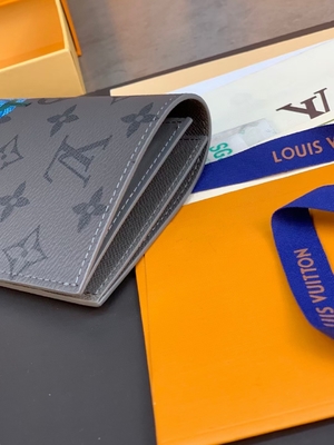 Louis Vuitton LV X YK Mini Tasarımcı Cüzdanlar Cep Düzenleyici Siyah Kabak Baskı