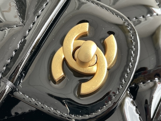 Chanel 22 Mini Tasarımcı Çantalar Damla Kapaklı Siyah Büyü Altın Zincir
