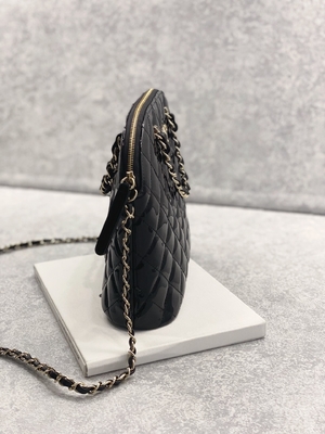 Retro Bayan Tarzı Küçük Chanel Patent Dana Derisi Alışveriş Çantası