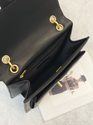 2023 SS Chanel Woc Fermuarlı Debriyaj çanta Gündelik Sokak Stili