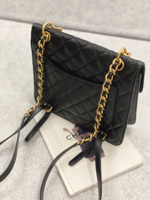 2023 SS Chanel Woc Fermuarlı Debriyaj çanta Gündelik Sokak Stili