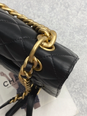 2023 SS Chanel Woc Fermuarlı Debriyaj çanta Gündelik Sokak Stili