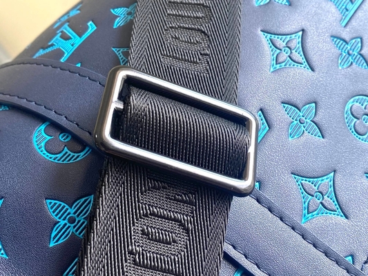 Büyük Marka Erkek Çanta Keepall BANDOULIÈRE 50 Mavi Boston Çanta