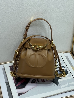 Kabartmalı C'est Dior Çanta Altın Eyer CD Christian Dior Spor Çanta Dana Derisi