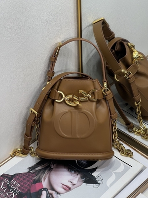 Kabartmalı C'est Dior Çanta Altın Eyer CD Christian Dior Spor Çanta Dana Derisi