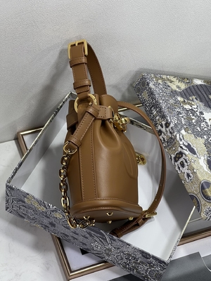 Kabartmalı C'est Dior Çanta Altın Eyer CD Christian Dior Spor Çanta Dana Derisi