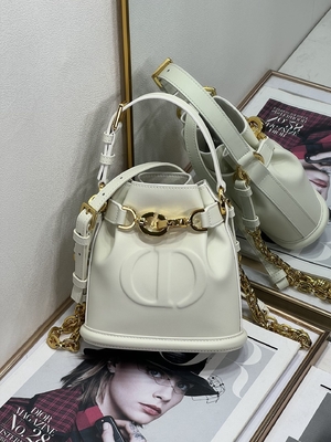 Kabartmalı C'est Dior Çanta Altın Eyer CD Christian Dior Spor Çanta Dana Derisi
