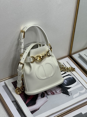 Kabartmalı C'est Dior Çanta Altın Eyer CD Christian Dior Spor Çanta Dana Derisi