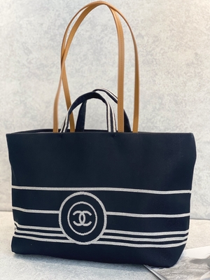 ODM Nakış Chanel 2 Yönlü Omuz Çantası Tote 32x13x24