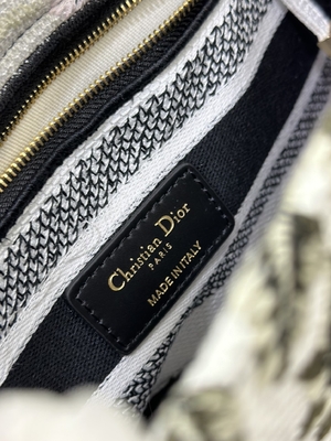Çok Renkli Petites Fleurs Özel Markalı Çantalar Dior Medium D Lite Çanta