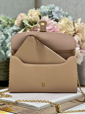Sütlü Çay Rengi Mini Tek Omuz Çantası Gucci Soho Markalı Zincir Omuz Çantası
