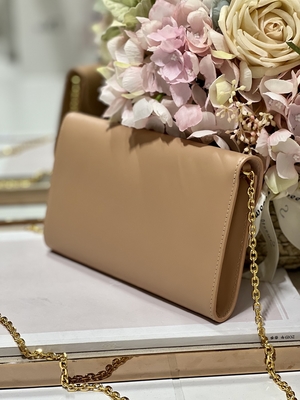 Sütlü Çay Rengi Mini Tek Omuz Çantası Gucci Soho Markalı Zincir Omuz Çantası