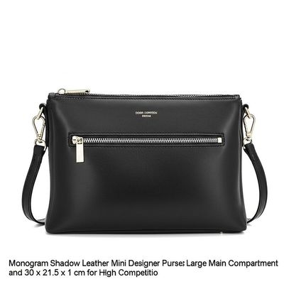 Monogram Shadow Deri Mini Tasarımcı Çantalar Büyük Ana Bölme ve Yüksek Rekabet İçin 30 x 21.5 x 1 cm